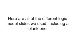 all prgram logic slides including blank one