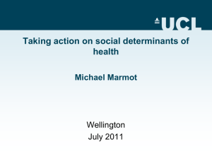 Taking action on social determinants of health