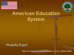 History of American education