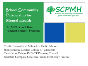 School Community Partnership for Mental Health
