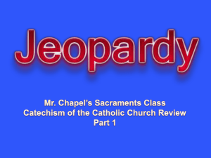 Sacraments CCC Review Part 1