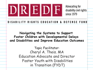 Webinar - Disability Rights Education & Defense Fund