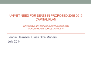 District 16 - Class Size Matters