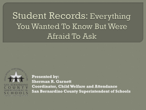 Student Records: Everything You Wanted To Know But Were Afraid