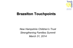 Brazelton Touchpoints - New Hampshire Children`s Trust