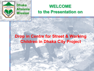DAM-presentation-DIC - Consortium for Street Children