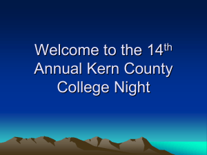 14th Annual Kern County College Fair