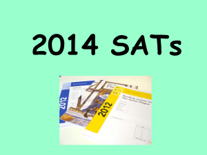 What are SATs? How SATs fits in to assessment in school