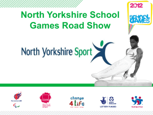 School Games - North Yorkshire Sport