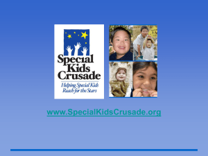Special Kid`s Crusade - Special Kids Crusade