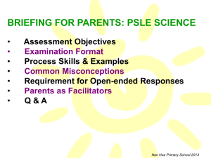 Observing - Nan Hua Primary School