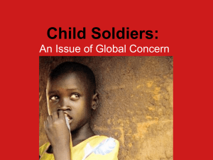 Child Soldiers - Friends Seminary