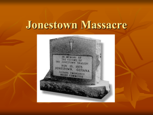 Jonestown Massacre