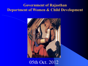 Rajasthan - Ministry of Women and Child Development
