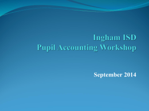 Pupil Accounting Workshop Presentation
