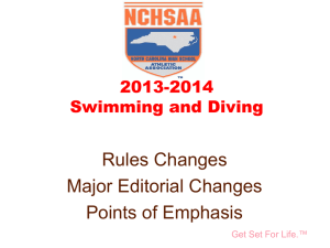 Reminders - North Carolina High School Athletic Association