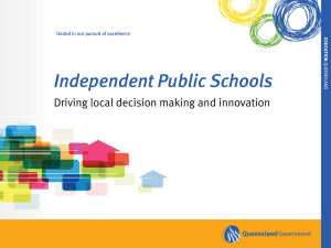 Independent public schools consultation