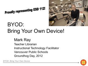 BYOD - Educational Technology Support Center