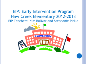What is EIP? - Forsyth County Schools