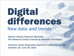 Digital Differences Data and trends