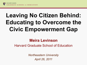 The Civic Achievement Gap