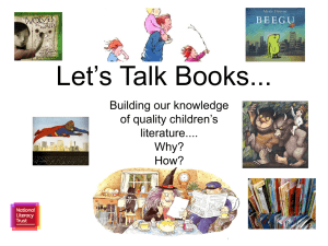 Children`s Literature - essential reading!