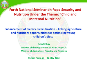 English - Food Security and Nutrition