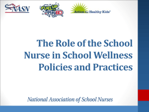 Name of Presentation - National Association of School Nurses