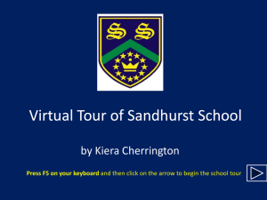Virtual Tour For Sandhurst School