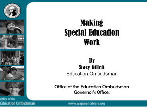 What is an Education Ombudsman? - Washington State Traumatic