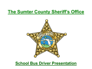 “Bullying On The School Bus” by Melissa Kunz & Deputy Sheriff