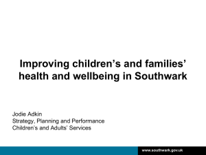 health & wellbeing - Community Action Southwark
