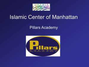 school presentation - Islamic Center of Manhattan