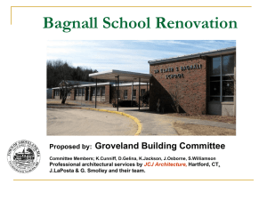 Bagnall School Renovation