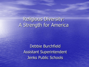 Religion - Jenks Public Schools