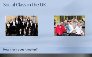 Social Class in the UK