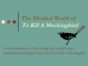 The Divided World of To Kill A Mockingbird