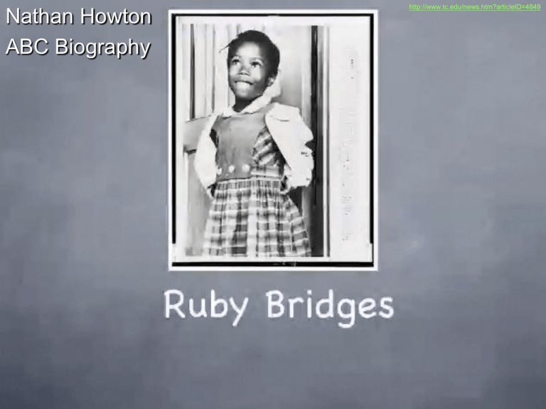 The Story of Ruby Bridges