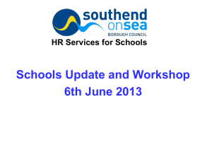 HR Services for Schools Health and Safety updates