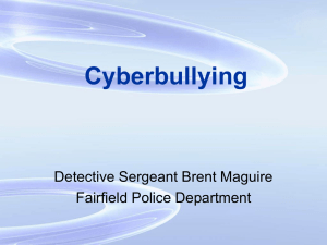 Cyber Bullying Presentation