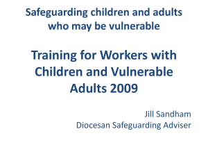 Safeguarding children and adults who may be vulnerable Training
