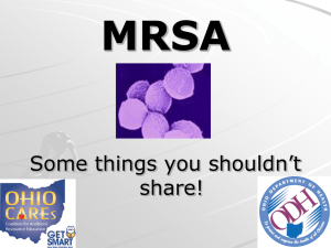 MRSA Education - North Fork Local School District