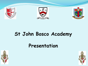 Introduction Presentation - Bishop Milner Catholic College