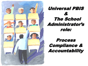 Power Point Presentation for Administrators