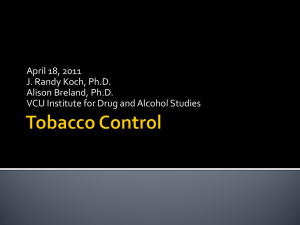 Tobacco - Virginia Commonwealth University
