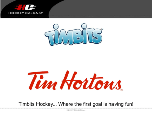 Timbits Program - Hockey Calgary