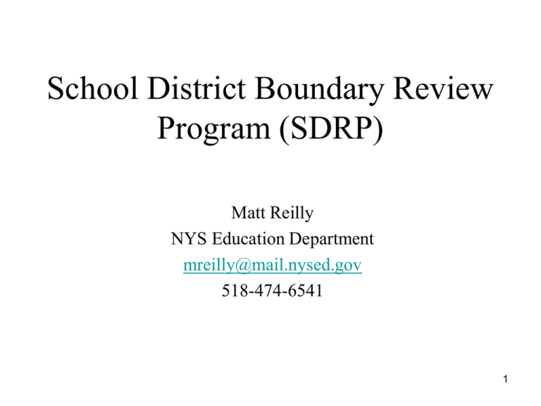 school-district-boundary-review-program-sdrp