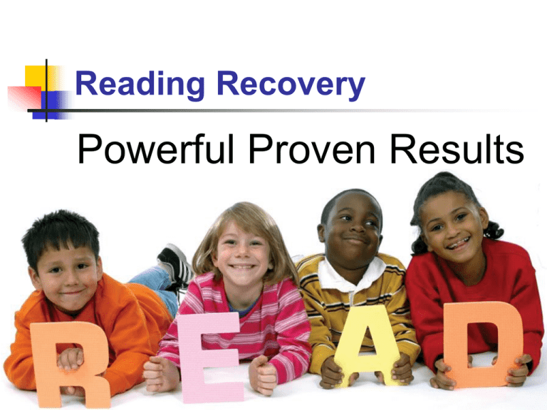 reading recovery homework