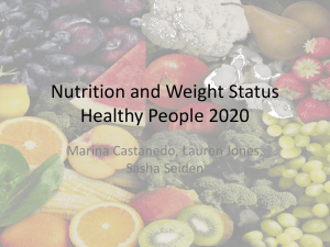Healthy People 2020 PowerPoint Presentation