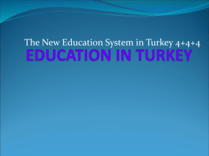education system in Turkey